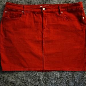 Torrid Jean skirt